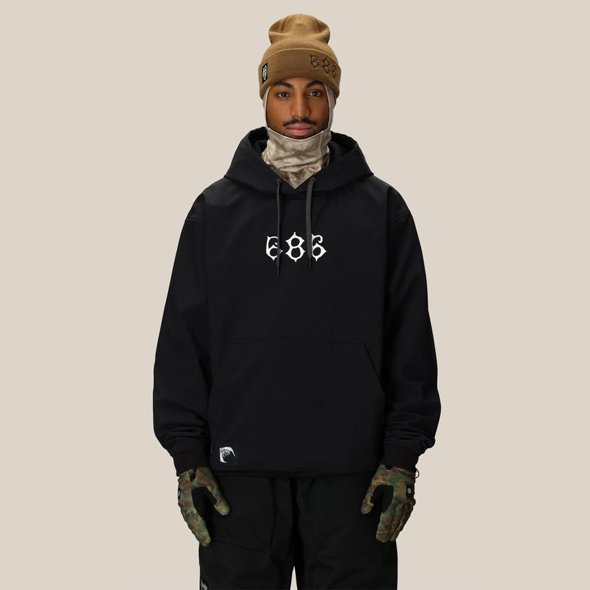 686 Waterproof Team Hood - Black Print
