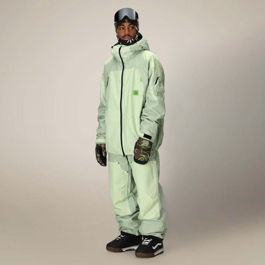 686 X Huf Double H Shell Pant 2026 - Huf Green Colorblock