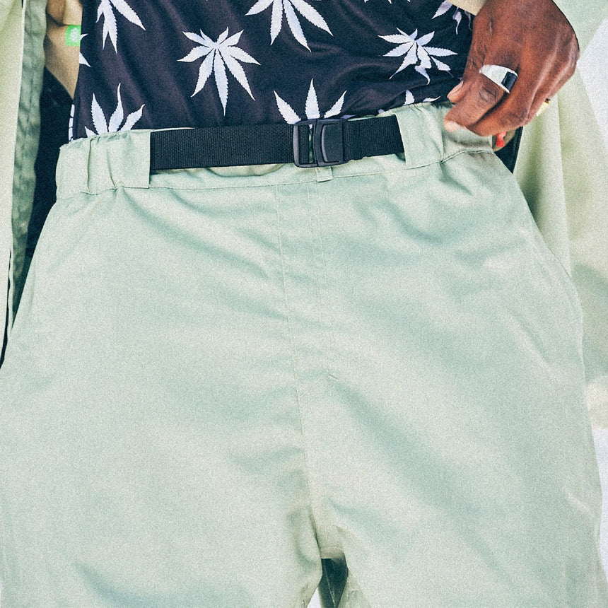 686 X Huf Double H Shell Pant 2026 - Huf Green Colorblock