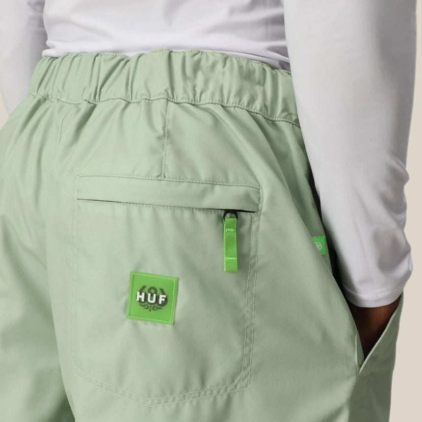 686 X Huf Double H Shell Pant 2026 - Huf Green Colorblock