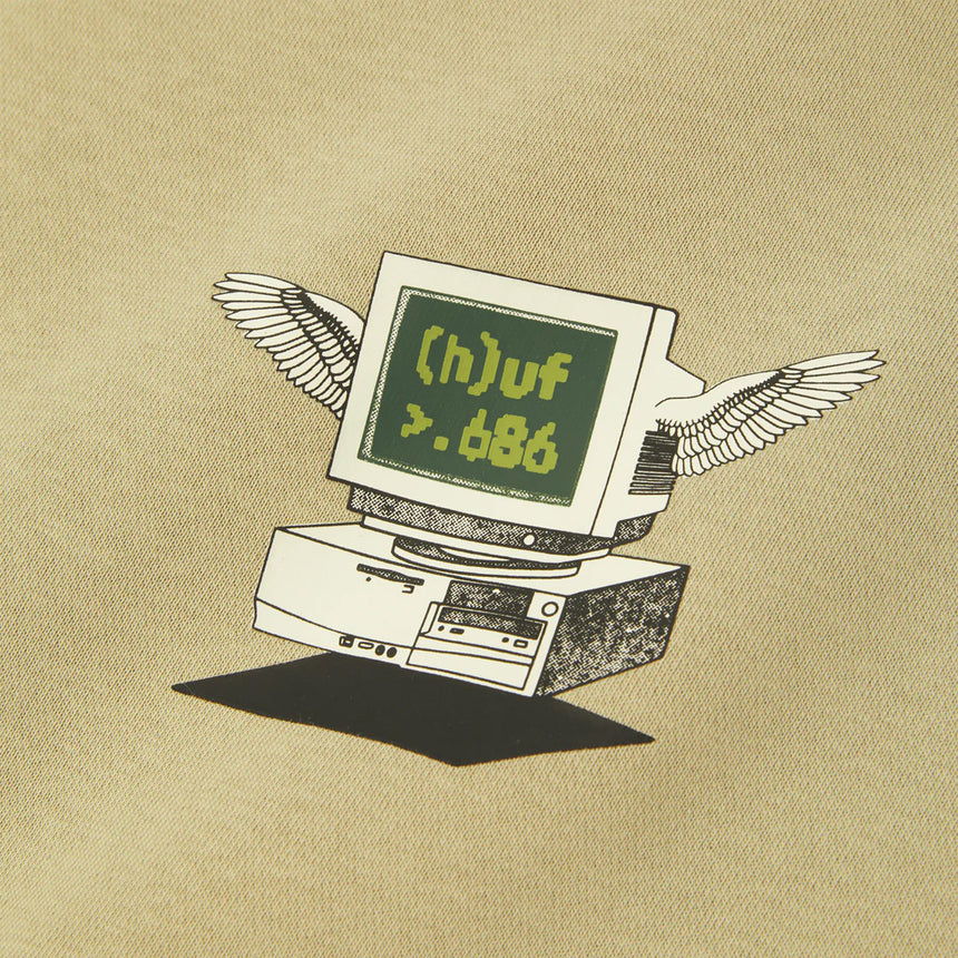 686 X Huf Premium Heavyweight Crew - Huf Elm