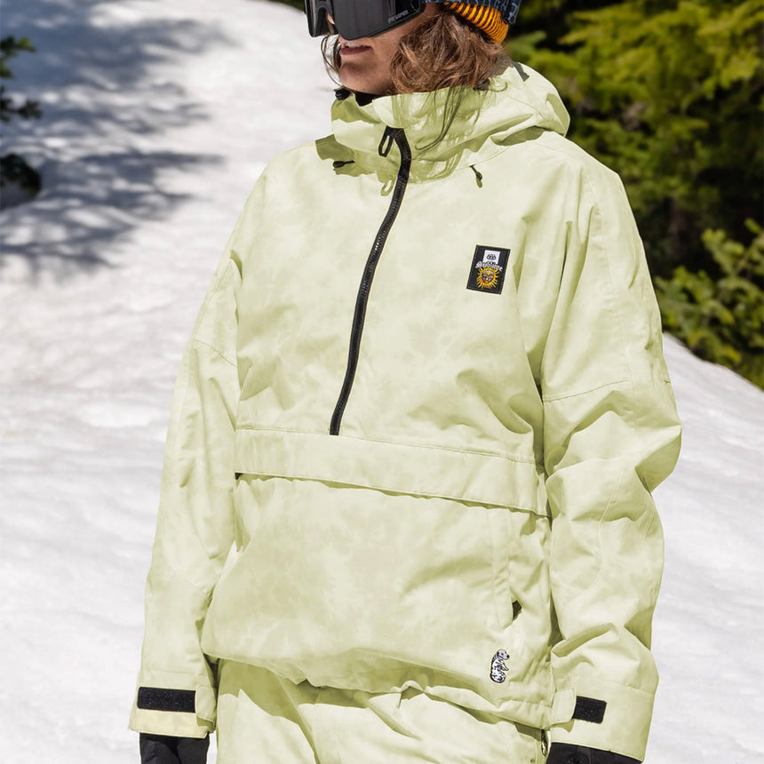 686 X Sublime Women's Shell Anorak 2026 - Sublime Yellow Tie Dye