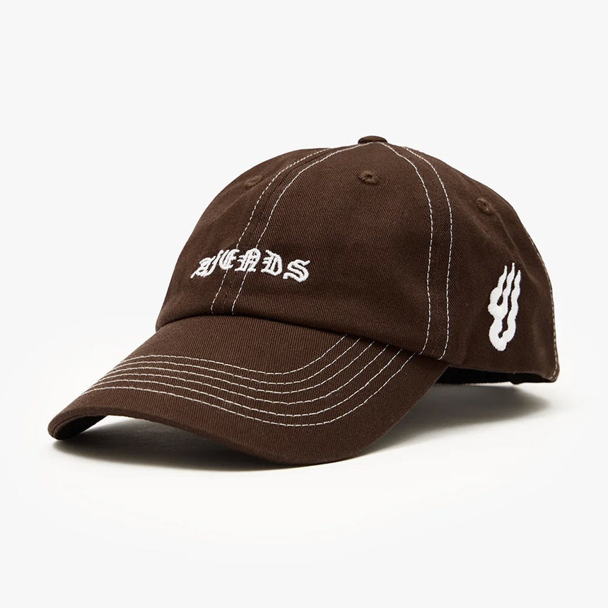 AFENDS Breathe Recycled 6 Panel Cap - Coffee