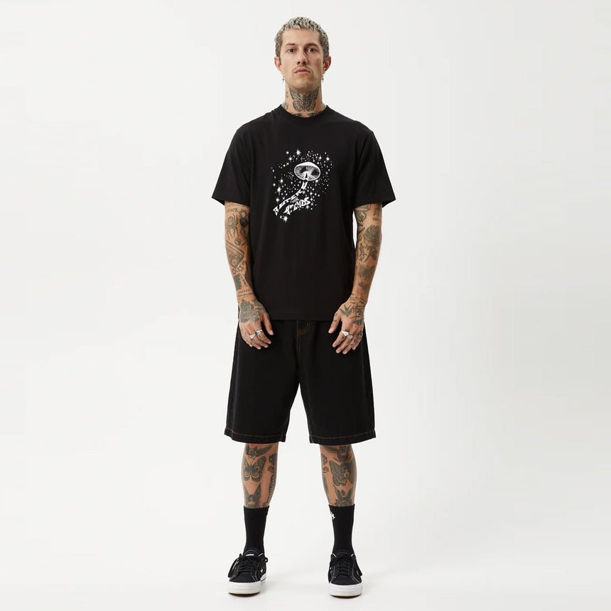 AFENDS Carpet Ride Retro Fit Tee - Black