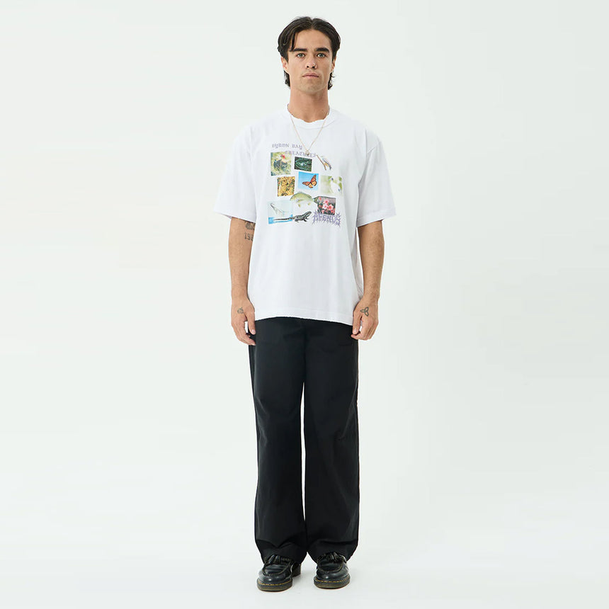 AFENDS Creatures Boxy Tee - White