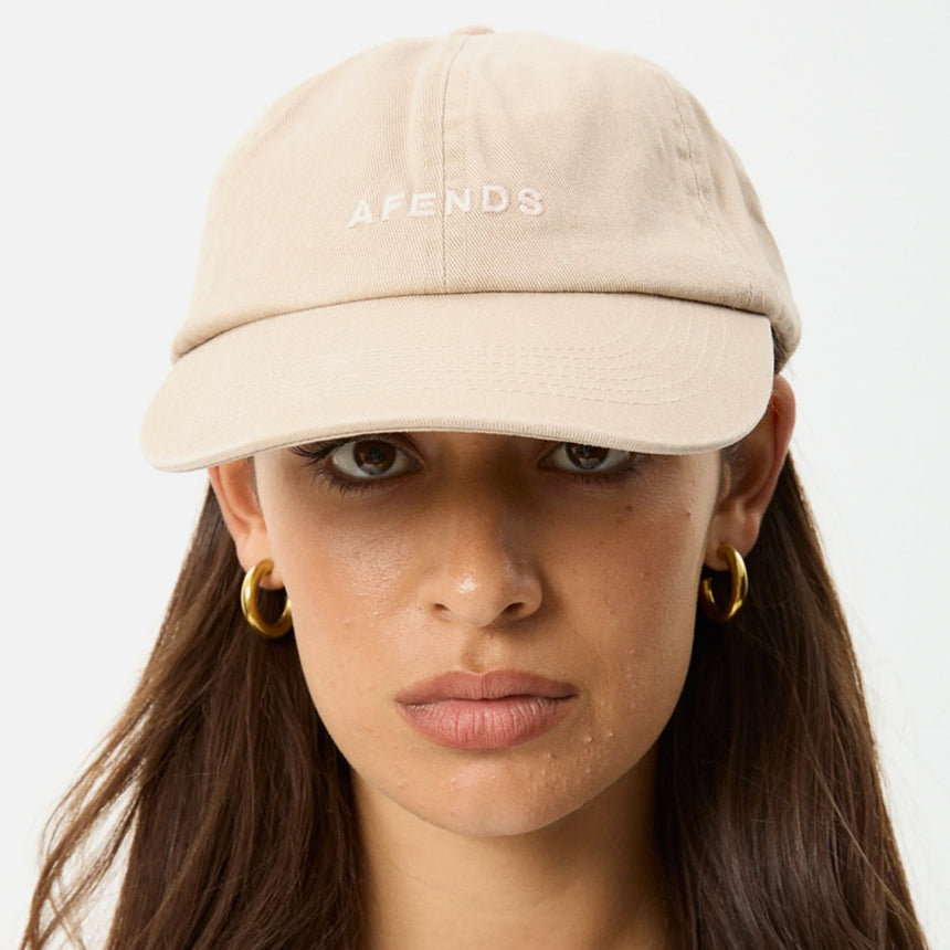AFENDS Daylight Recycled Panelled Cap - Taupe