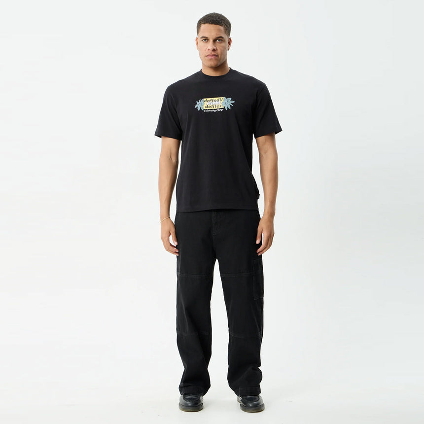 AFENDS Delites Heavyweight Retro Tee - Black