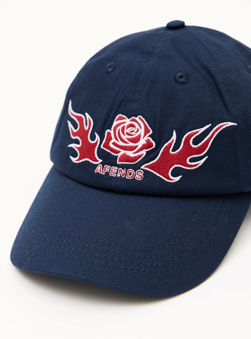 AFENDS Desert Rose Panelled Cap - Navy