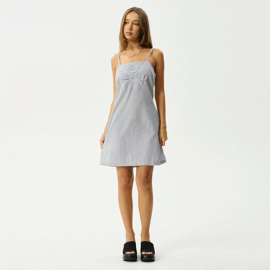AFENDS Intergalactic Mini Dress - Navy Stripe