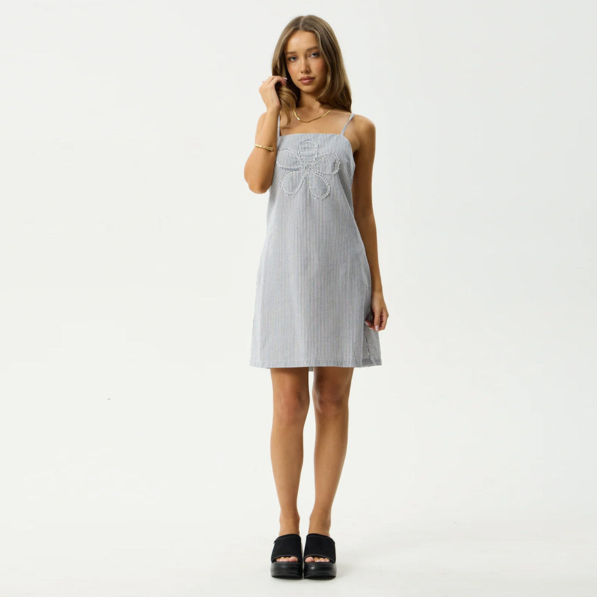 AFENDS Intergalactic Mini Dress - Navy Stripe