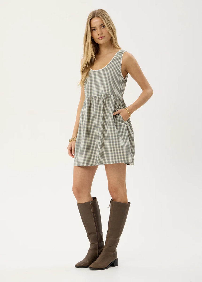 AFENDS Jesse Mini Dress - Vice Alpine Check