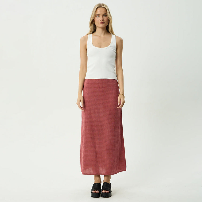 AFENDS Kali Maxi Skirt - Indy Rose Check