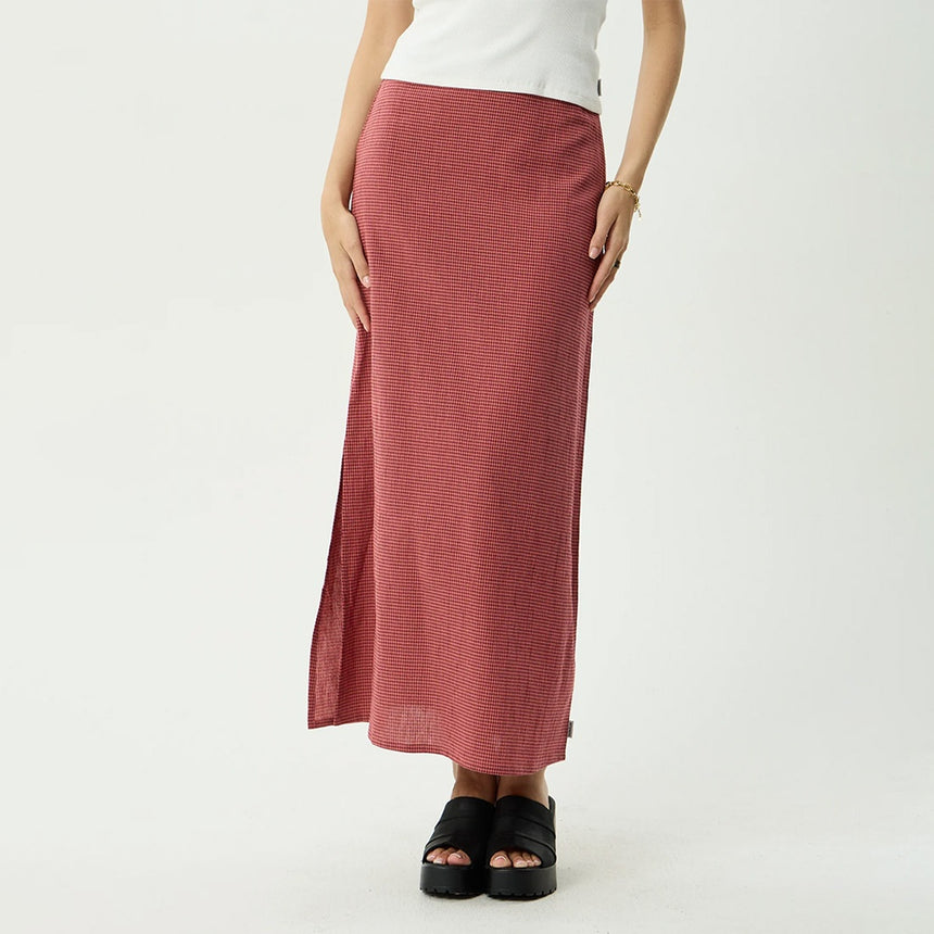 AFENDS Kali Maxi Skirt - Indy Rose Check