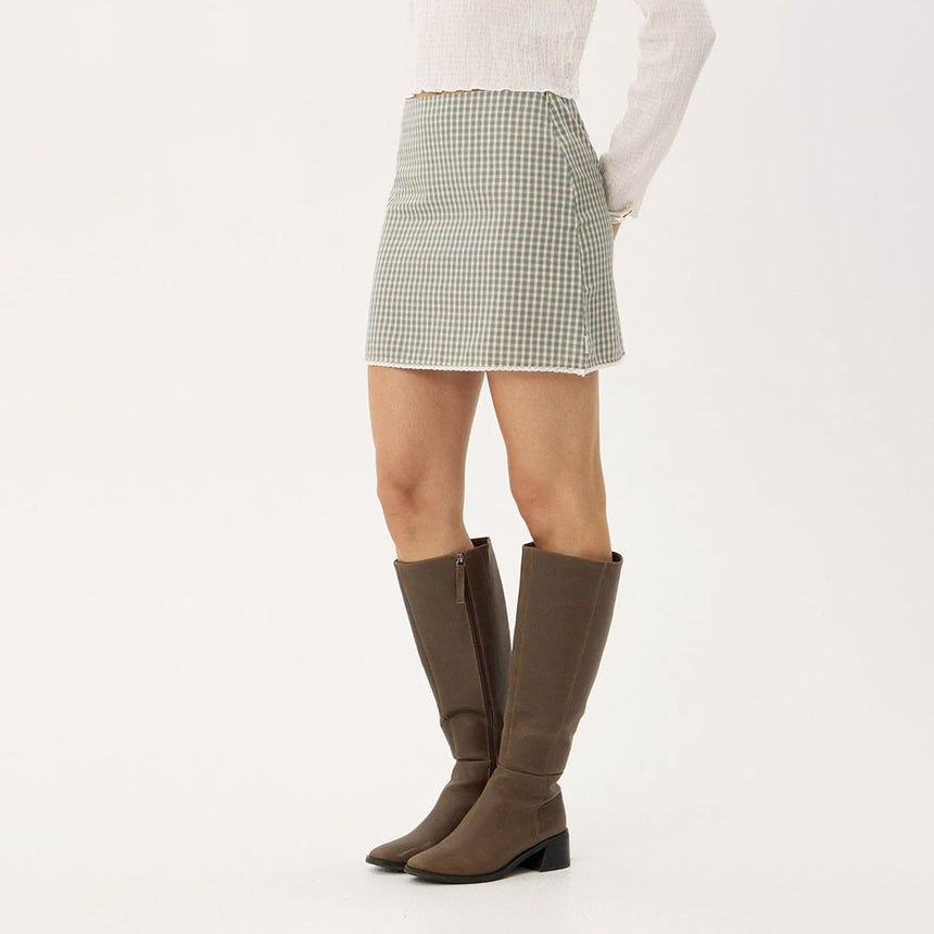 AFENDS Mariah Mini Skirt - Vice Alpine Check