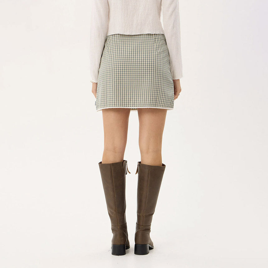 AFENDS Mariah Mini Skirt - Vice Alpine Check