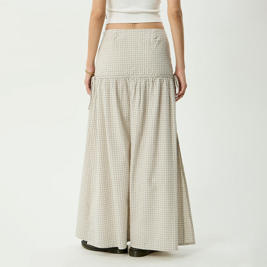 AFENDS Nadia Maxi Skirt - Reverb Moonbeam Check