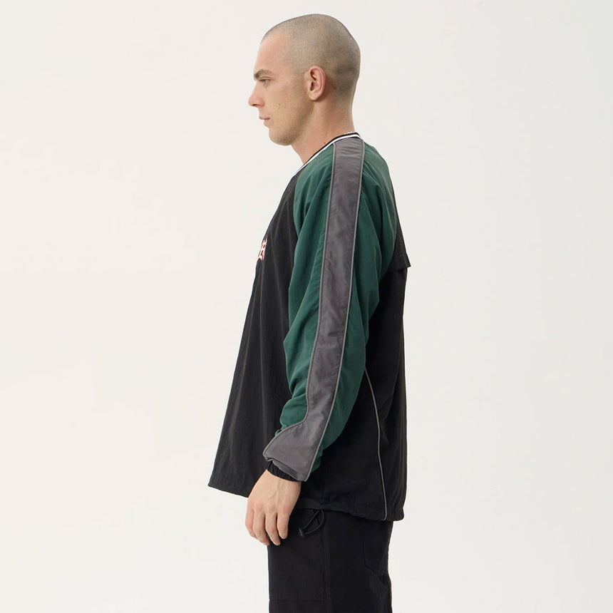 AFENDS Nationals Recycled Sports Crew - Black