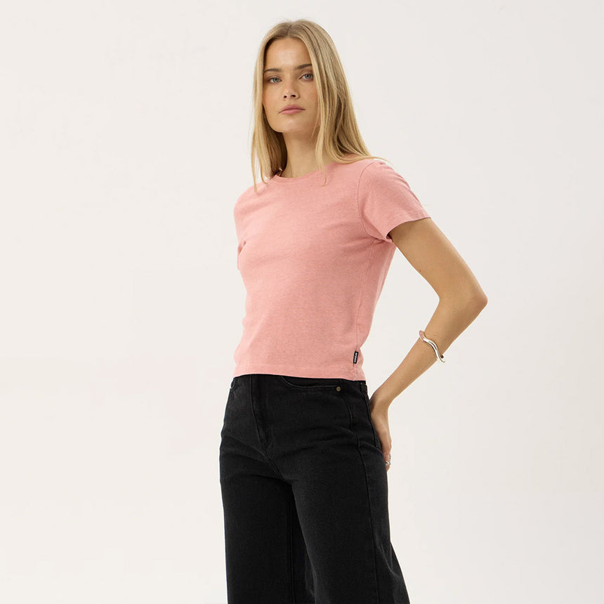 AFENDS Women's Carmen Baby Tee - Dusty Pink