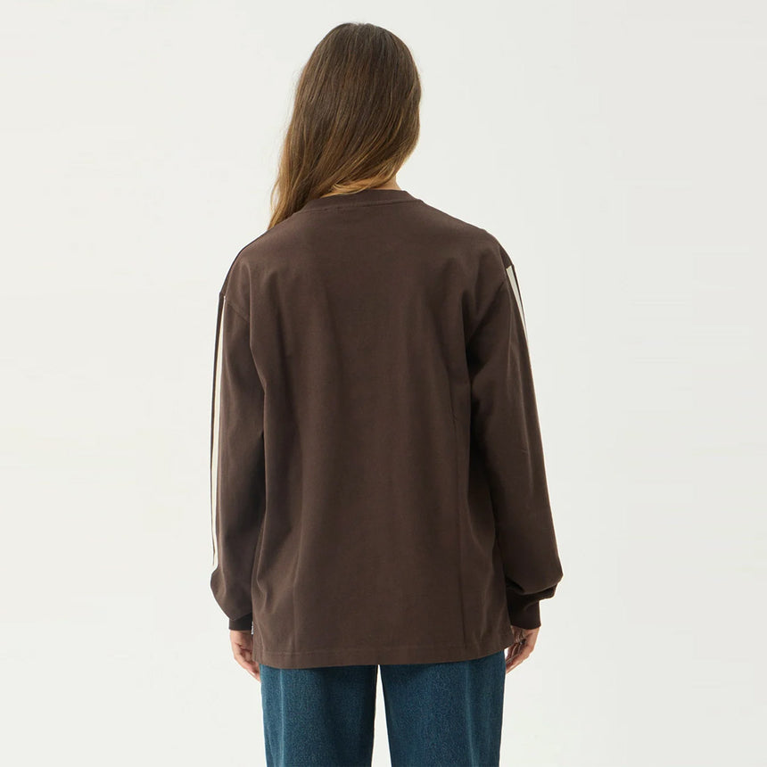 AFENDS Women's Community Garden Long Sleeve Tee - Coffee
