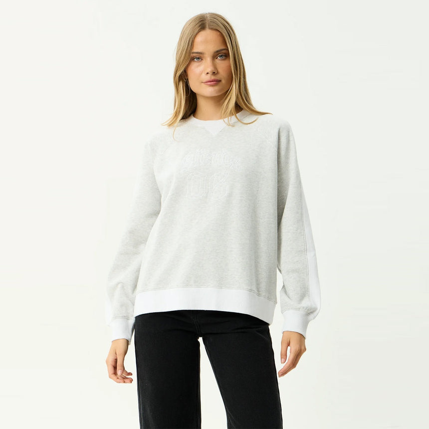 AFENDS Women's Dexter Crew - Grey Marle