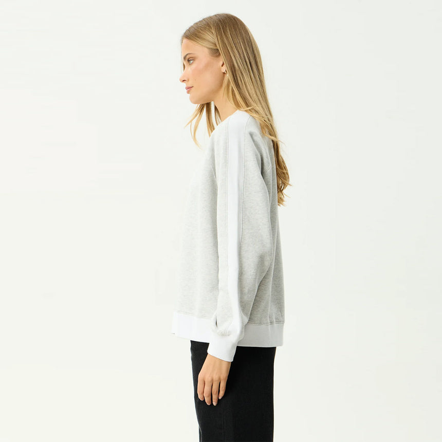 AFENDS Women's Dexter Crew - Grey Marle