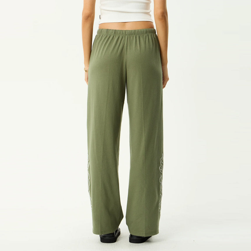 AFENDS Women's Dirts Jersey Pant - Deep Olive