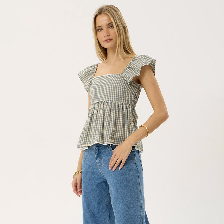 AFENDS Women's Drew Top - Vice Alpine Check