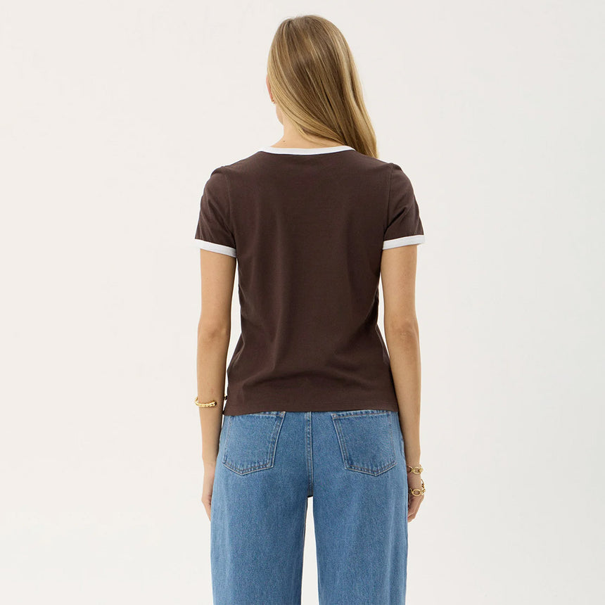 AFENDS Women's Hellbound Raglan Tee - Coffee