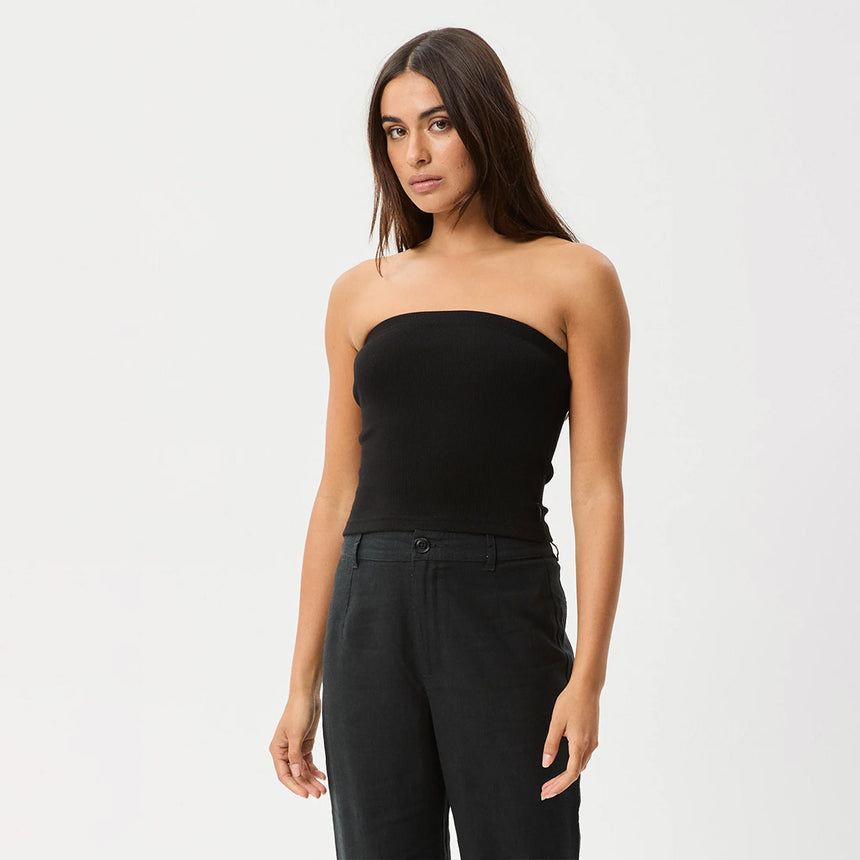 AFENDS Women's Jamie Rib Tube Top - Black
