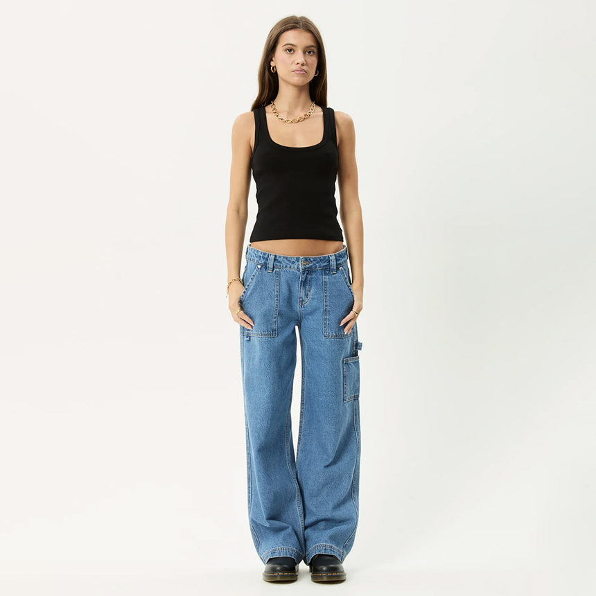 AFENDS Women's Layden Rib Singlet - Black