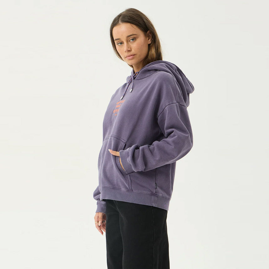 AFENDS Women's Loop State Pull On Hood - Vintage Aubergine
