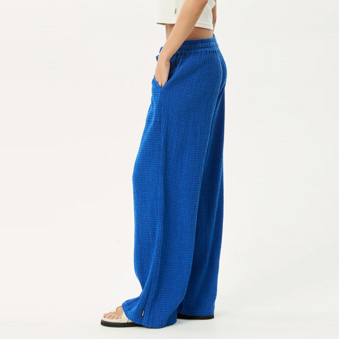 MARINA PINSTRIPE WOVEN SEERSUCKER PANTS main image 1