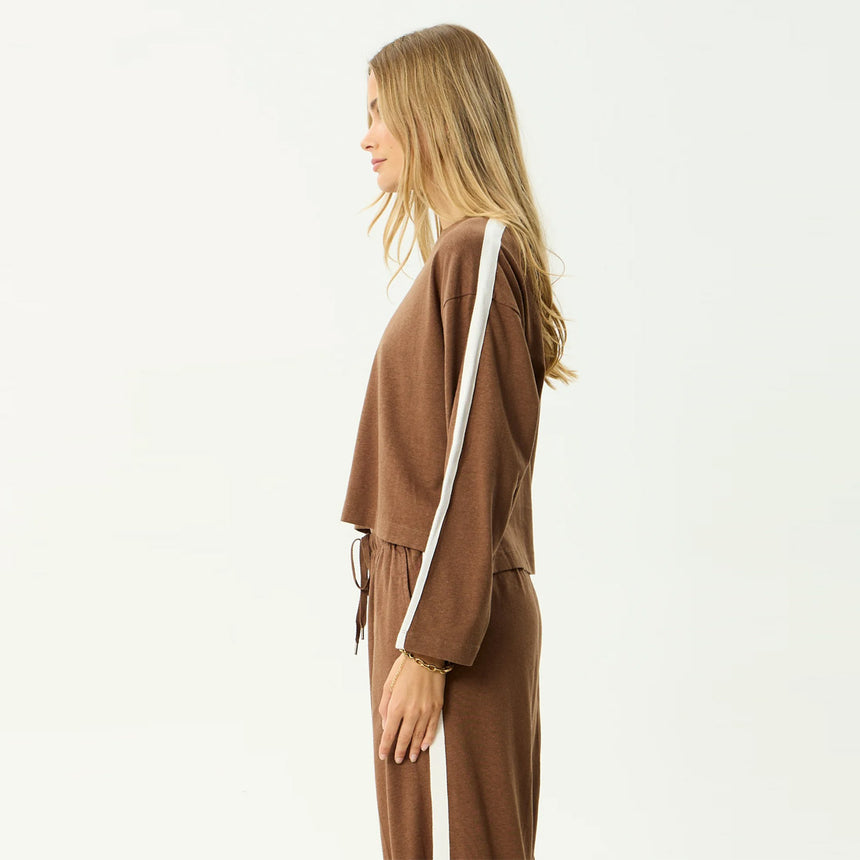AFENDS Women's Marla Long Sleeve Tee - Cinnamon