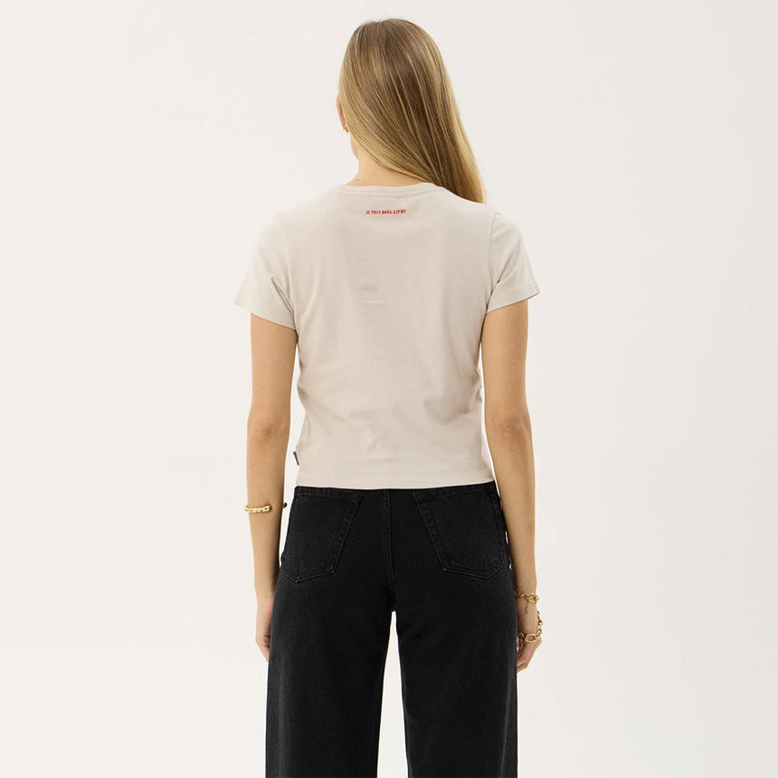 AFENDS Women's Subliminal Baby Tee - Moonbeam