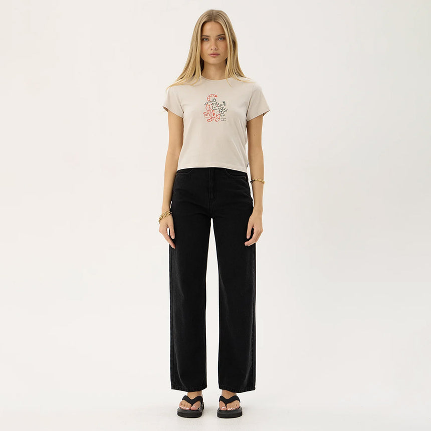AFENDS Women's Subliminal Baby Tee - Moonbeam