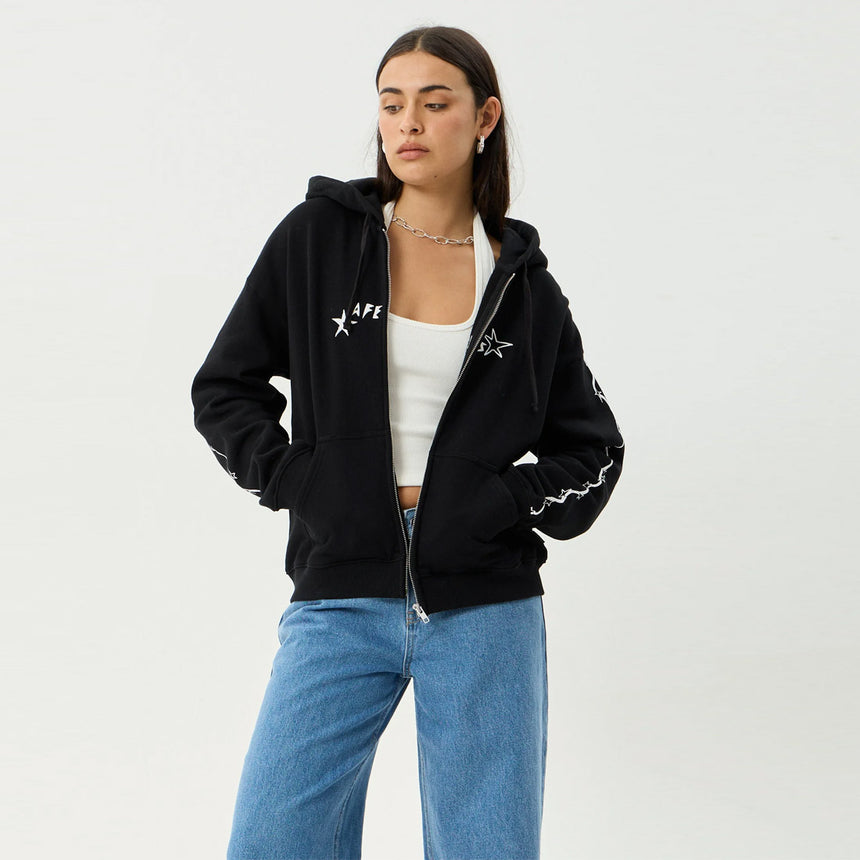AFENDS Women's Terra Zip Hood - Black