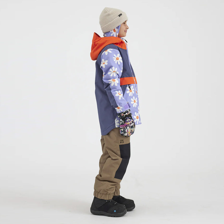 AIRBLASTER Youth Trencher Full Zip Jacket 2025 - Thistle Big Daisy