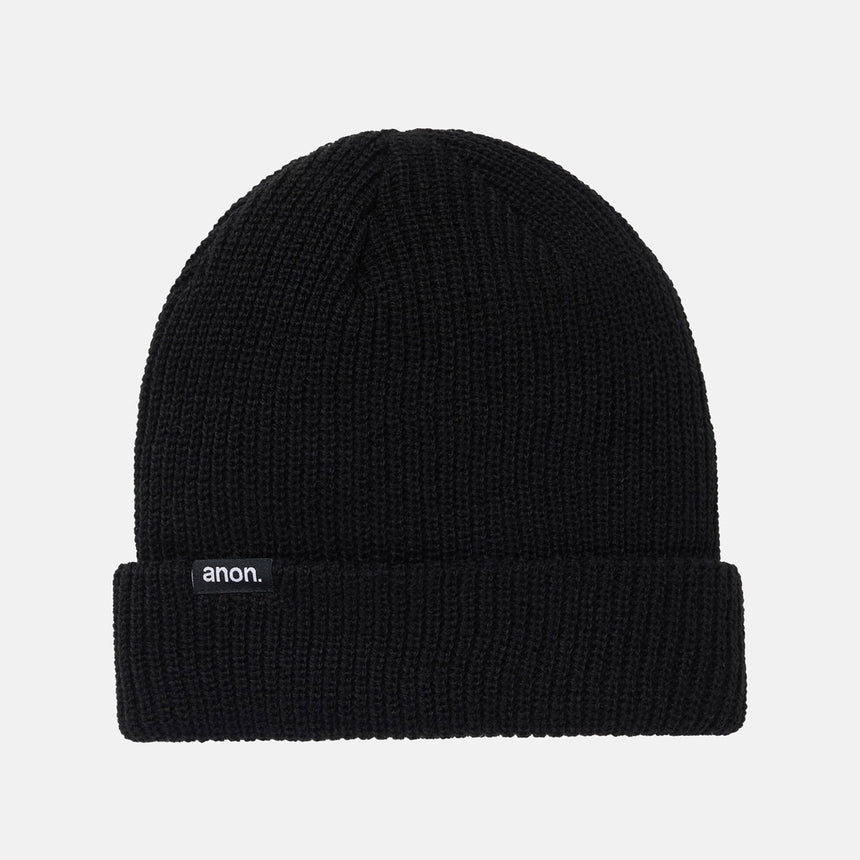 ANON Cuff Beanie - True Black