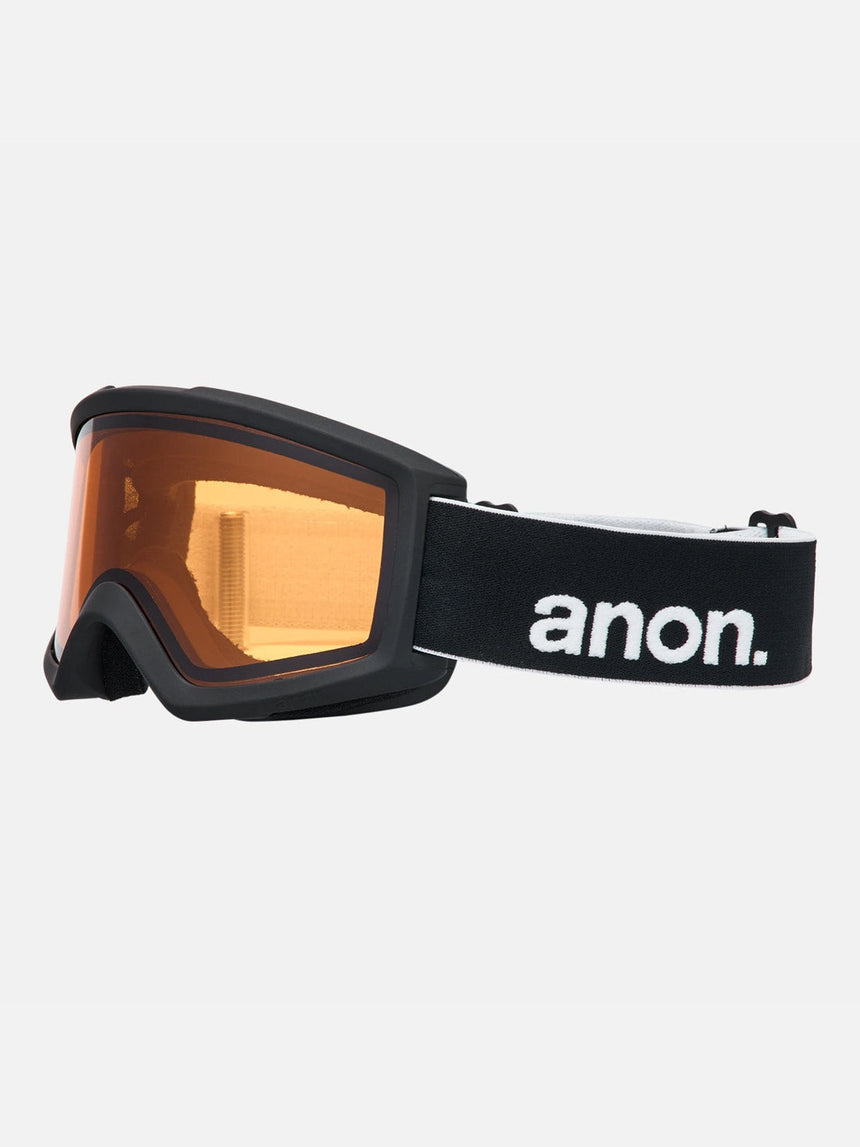 ANON Helix 2.0 Low Bridge Fit Non-Mirror Goggle 2026 - Black/Amber