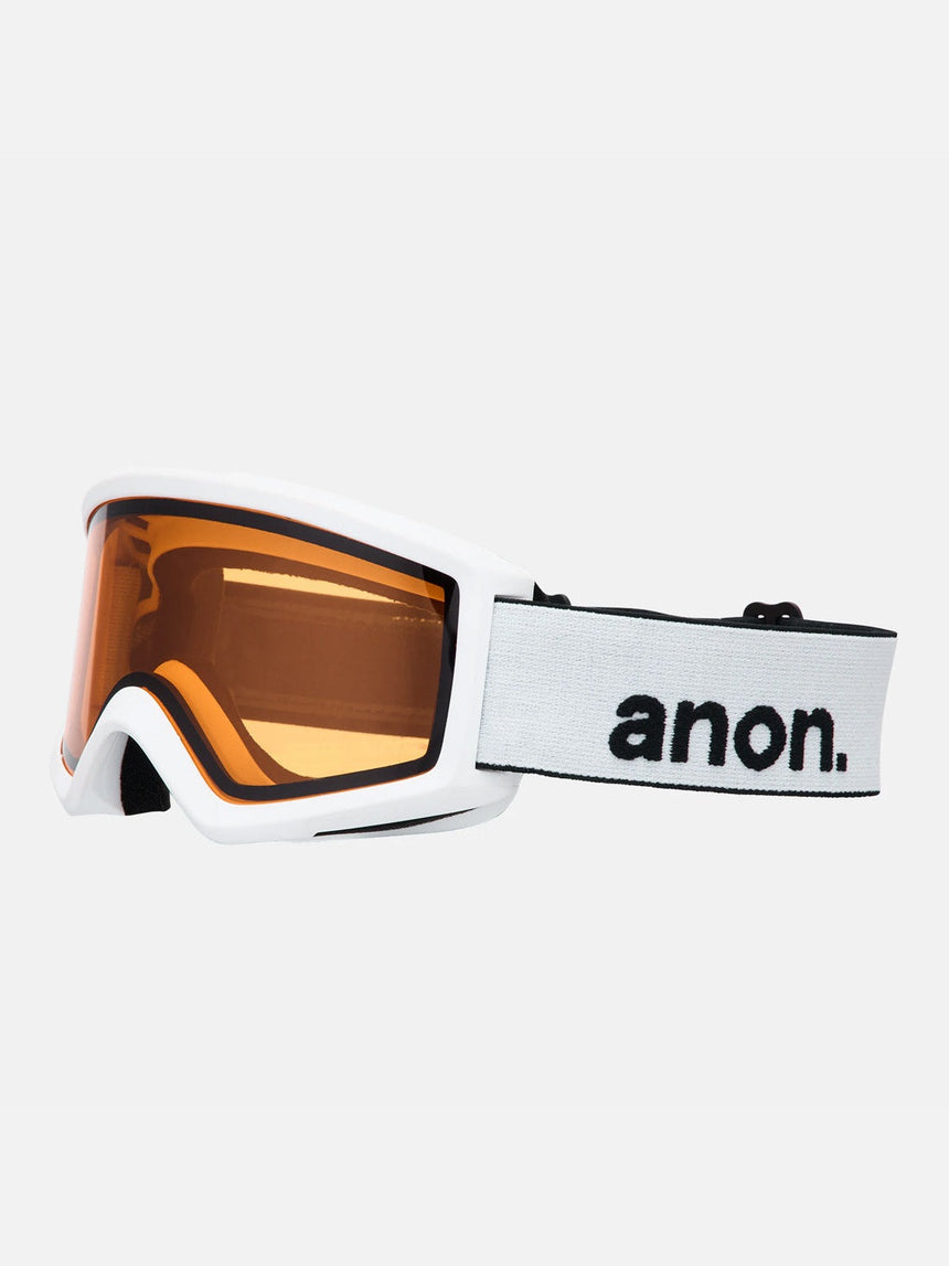 ANON Helix 2.0 Low Bridge Fit Non-Mirror Goggle 2026 - White/Amber