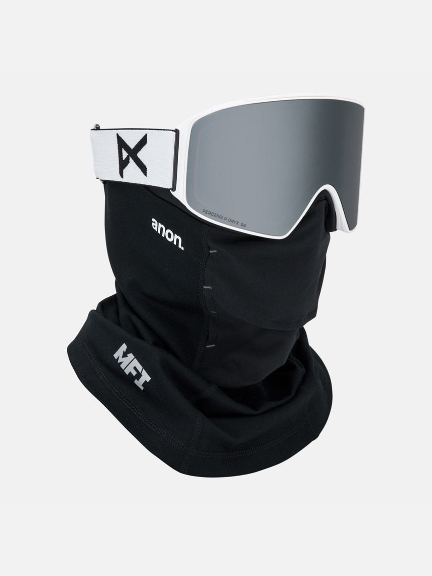 ANON M4 Cylindrical Goggle + MFI Facemask 2026 - White/Perceive Sunny Onyx