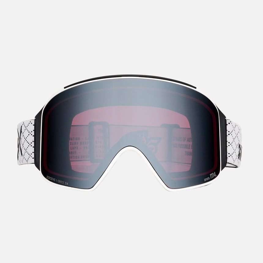 ANON M4 Cylindrical Goggle + MFI Facemask - Mile 25/Perceive Sunny Onyx