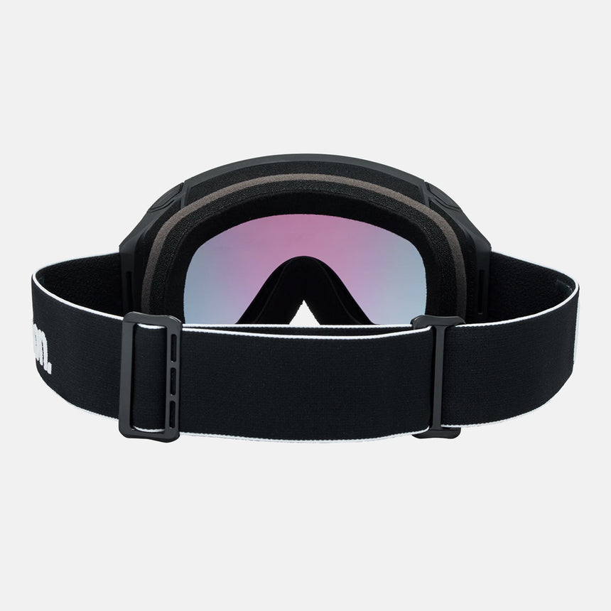 ANON M4 Cylindrical Low Bridge Fit Goggle + MFI Facemask 2026 - Black/Perceive Sunny Red