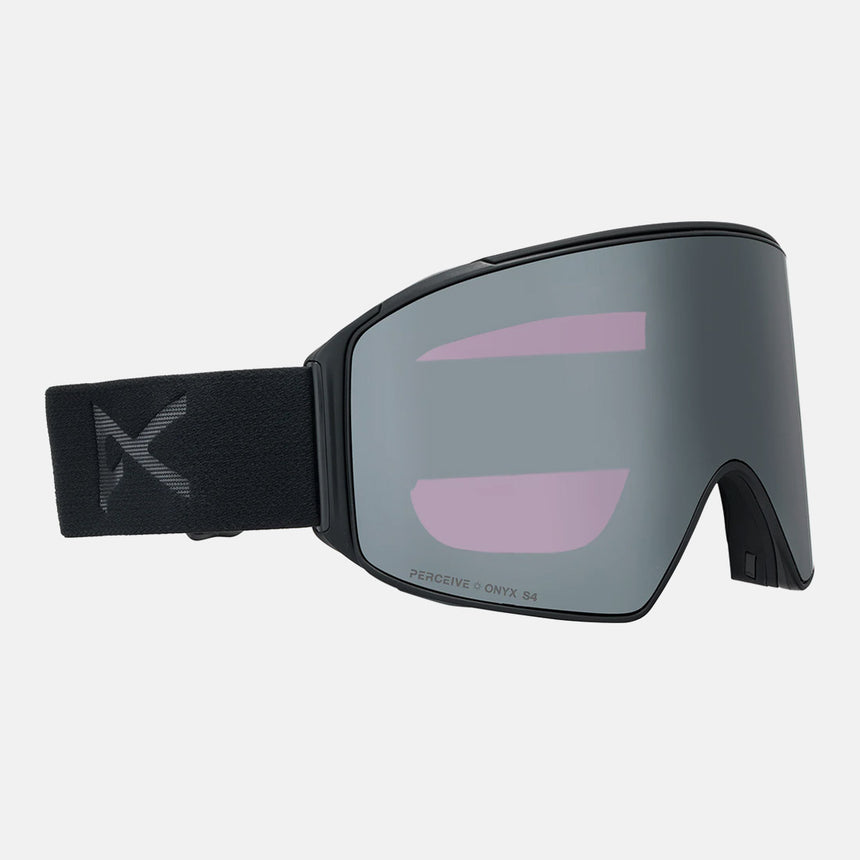 ANON M4 Cylindrical Low Bridge Fit Goggle + MFI Facemask 2026 - Smoke/Perceive Sunny Onyx