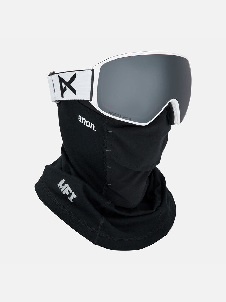 ANON M4 Toric Low Bridge Fit Goggle + MFI Facemask 2026 - White/Perceive Sunny Onyx