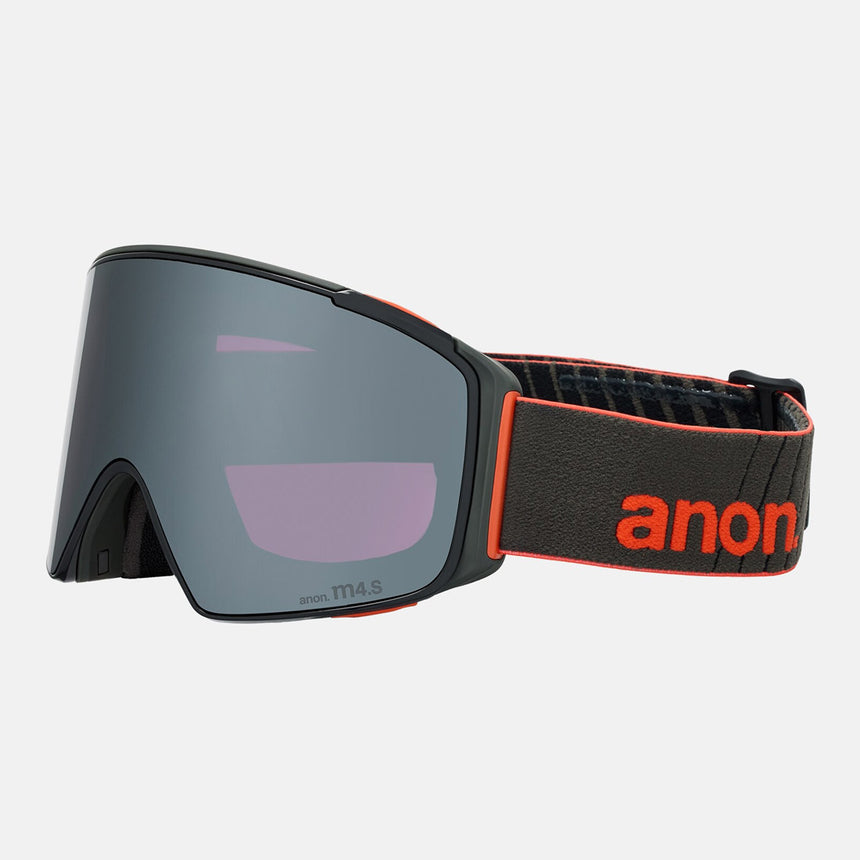 ANON M4S Cylindrical Goggle + MFI Facemask 2026 - Fiesta Red/Perceive Sunny Onyx