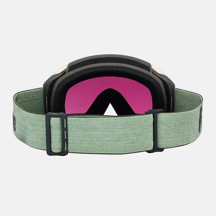 ANON M4S Cylindrical Goggle + MFI Facemask 2026 - Soft Sage/Perceive Sunny Onyx