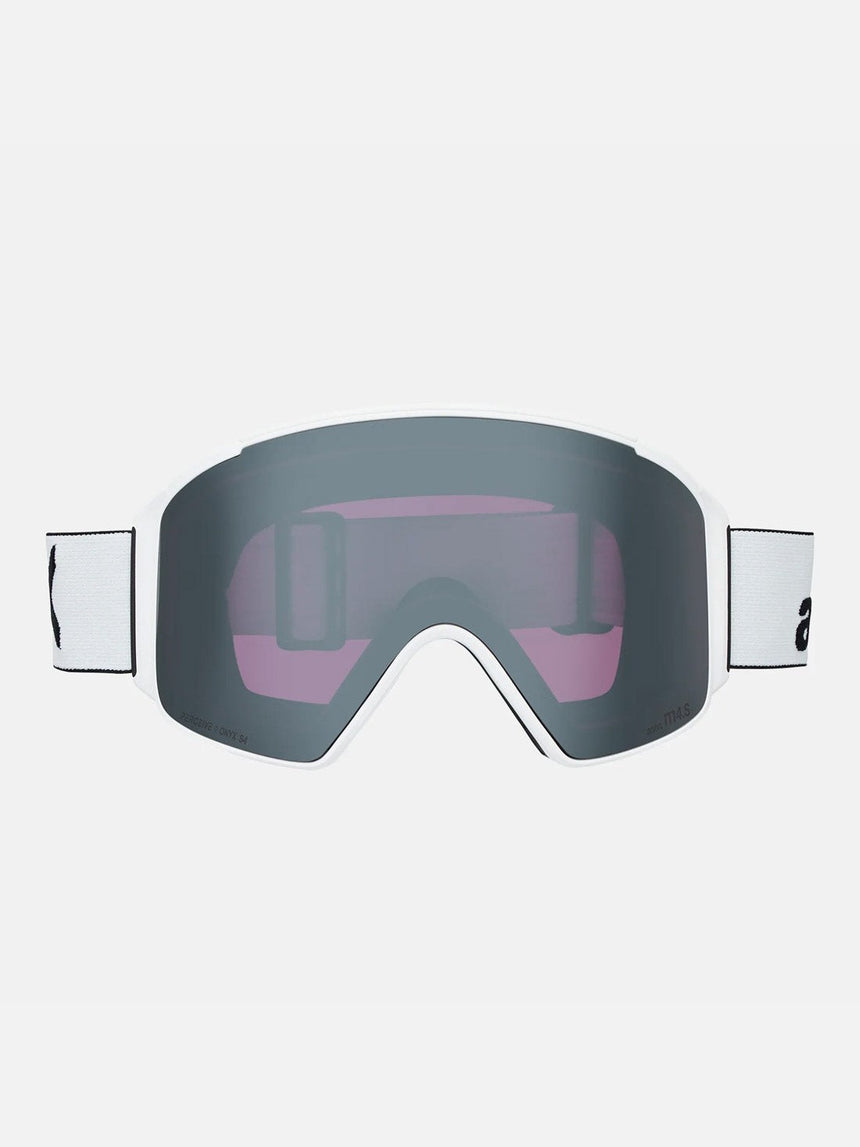 ANON M4S Cylindrical Goggle + MFI Facemask 2026 - White/Perceive Sunny Onyx