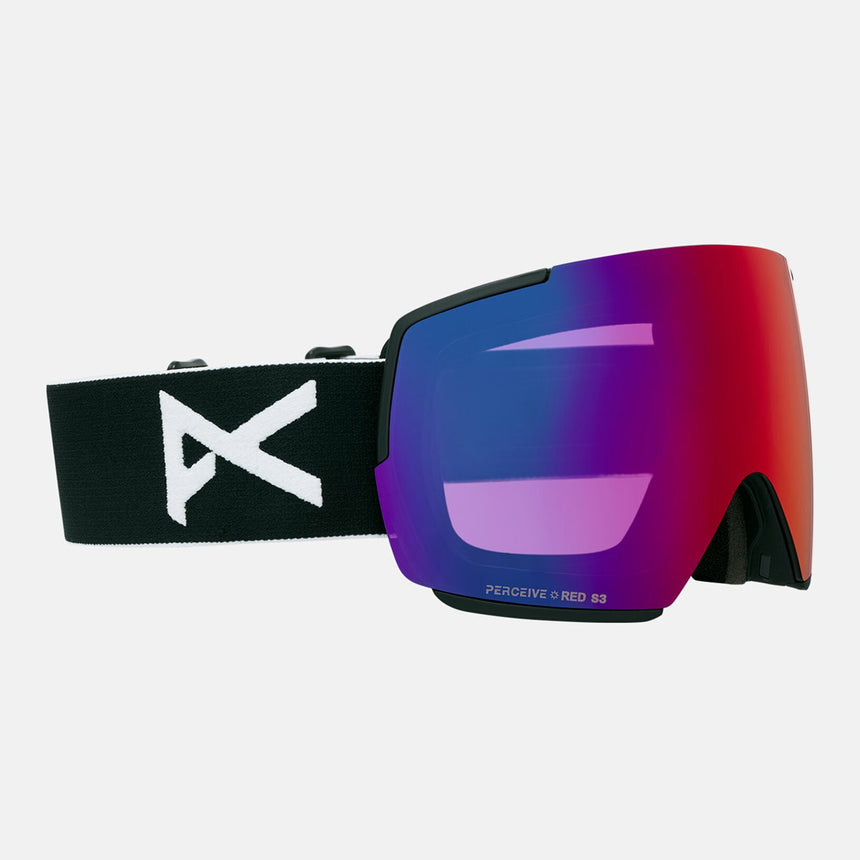 ANON M5 Goggle + MFI Facemask 2026 - Black/Perceive Sunny Red