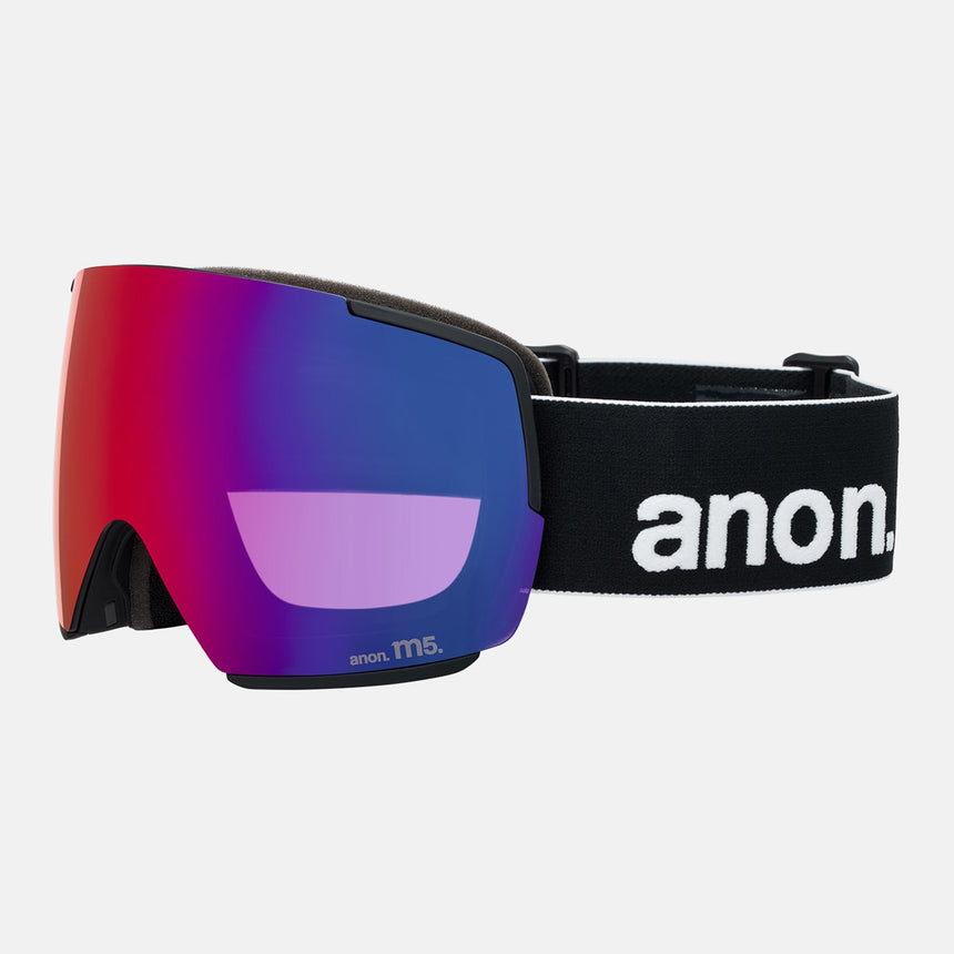 ANON M5 Goggle + MFI Facemask 2026 - Black/Perceive Sunny Red